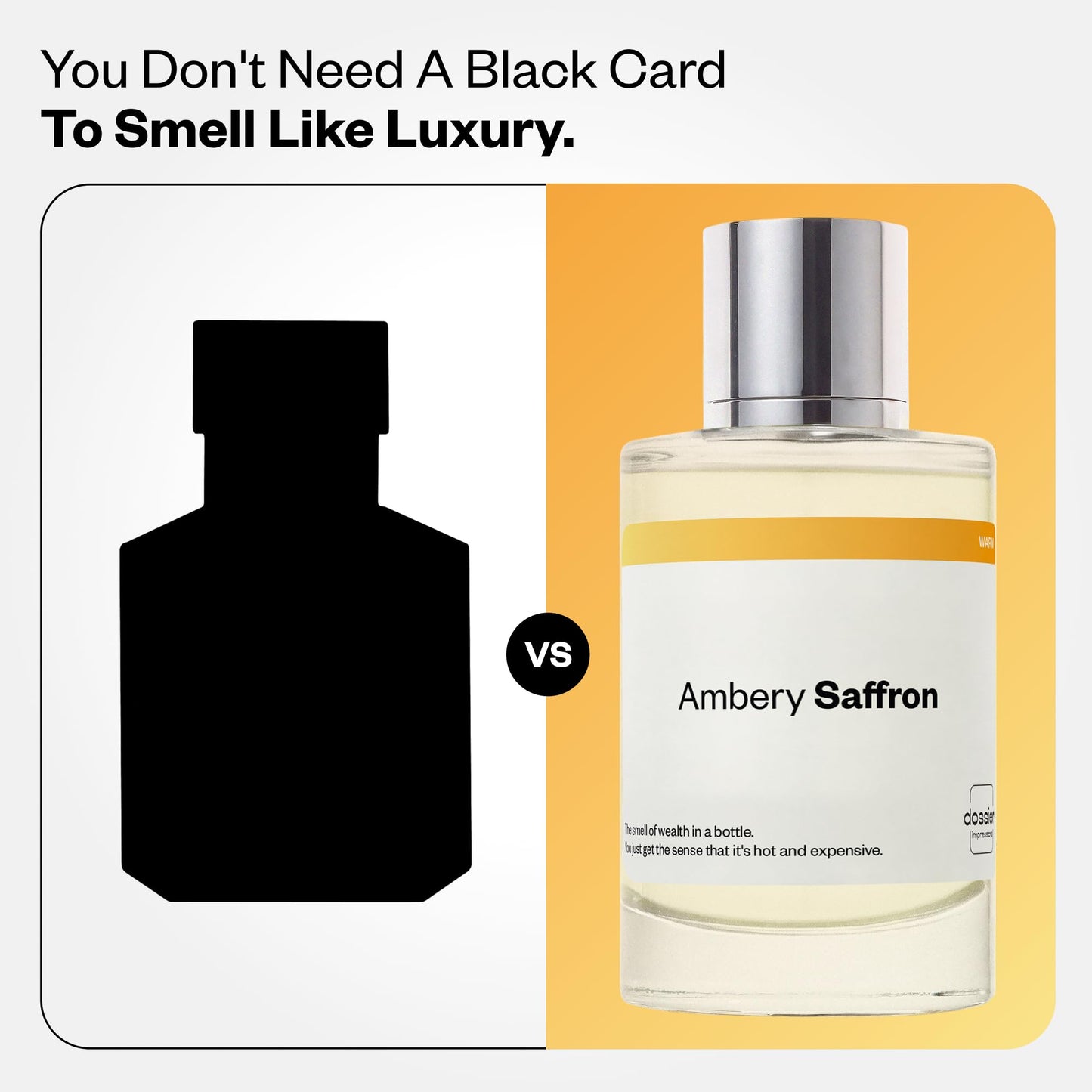 Dossier - Ambery Vanilla - Eau de Parfum - Vanilla Perfume - Inspired by Black Opium - Long-Lasting Fragrance - Feminine - 1.7 fl oz (50ml)