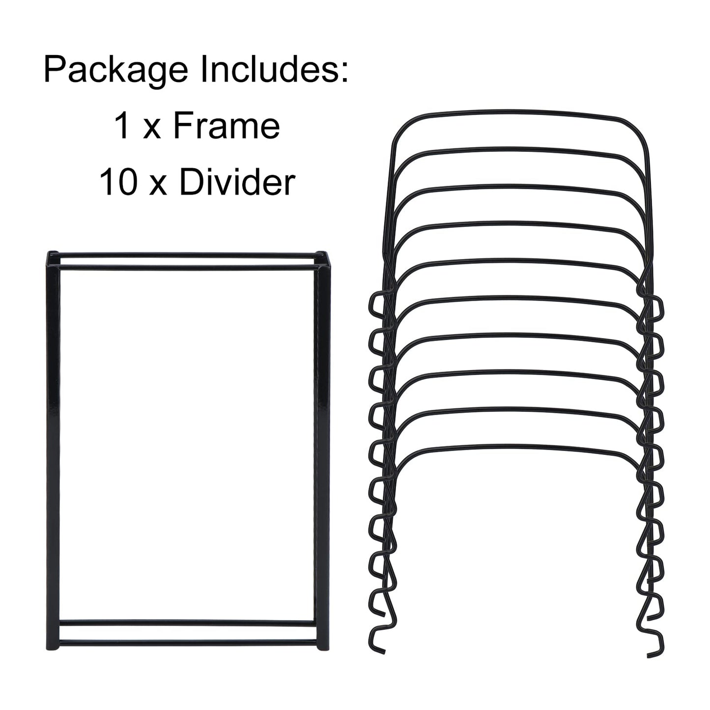 Adjustable Cookware Organizer Rack for Pots, Pans & Lids