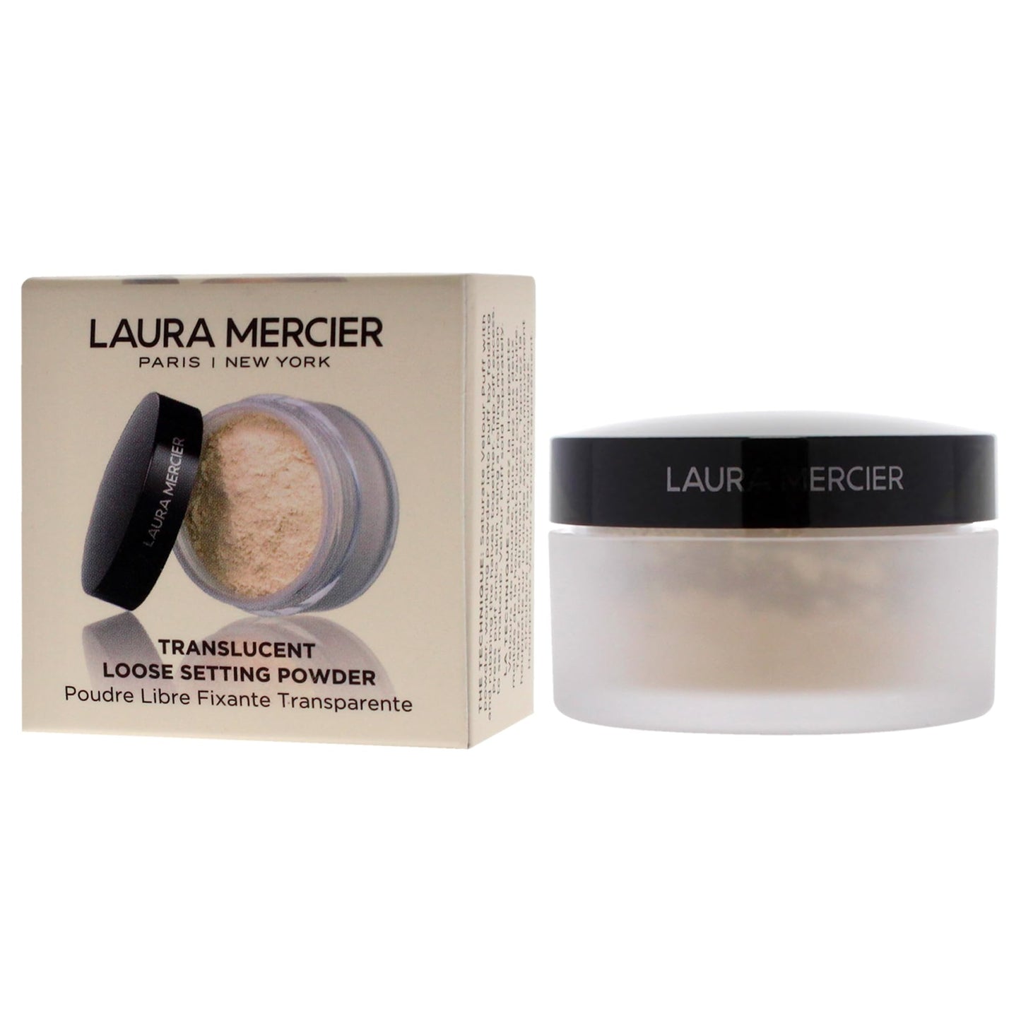 Laura Mercier Translucent Loose Setting Powder, 24HR Shine Control, Soft Matte Finish, Long-Lasting Wear, Normal to Oily Skin, 4 Shades for Virtually All Skin Tones, Artistry Icons Set