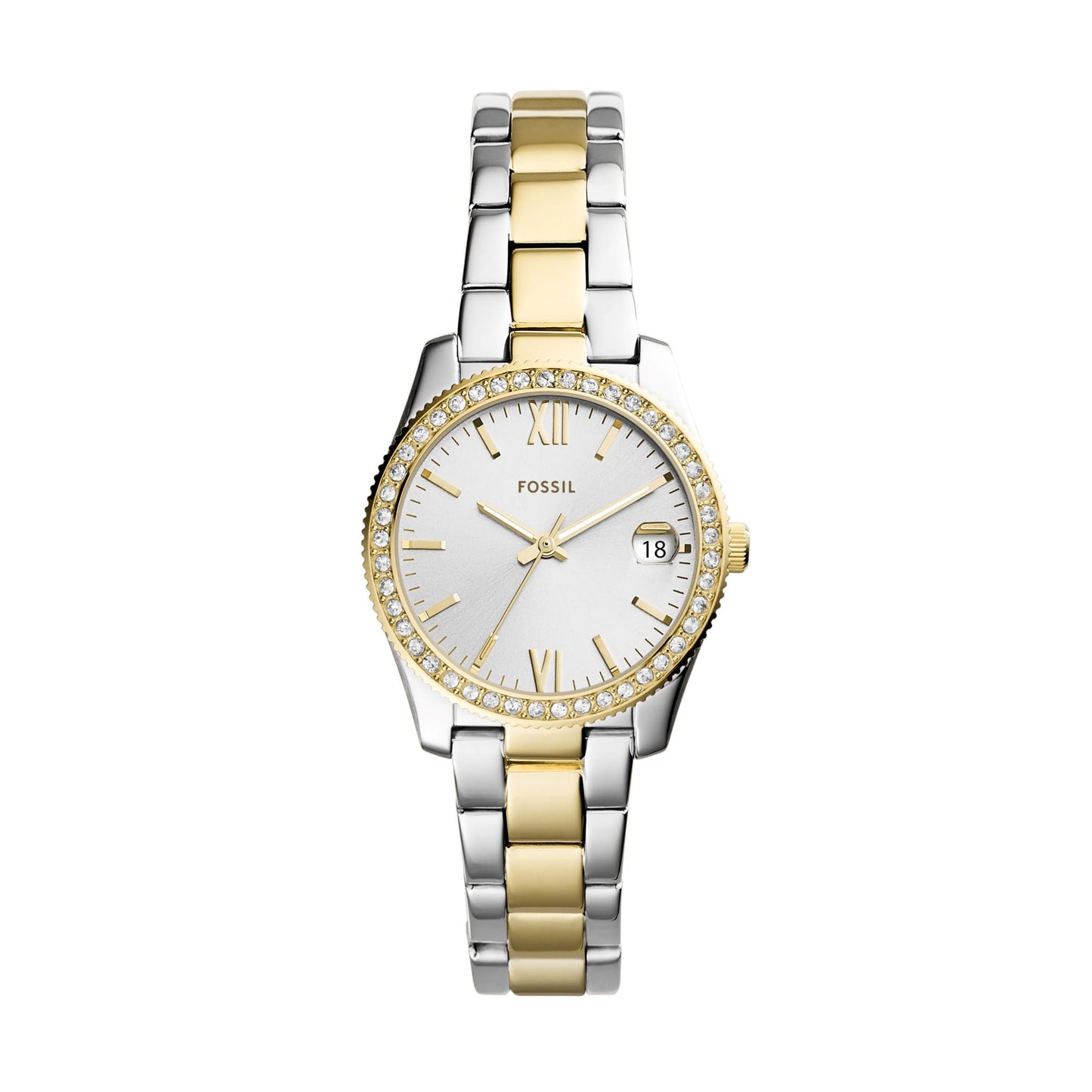 Fossil Women's Watch, Scarlette Quartz Stainless Steel Three-Hand Watch for Women