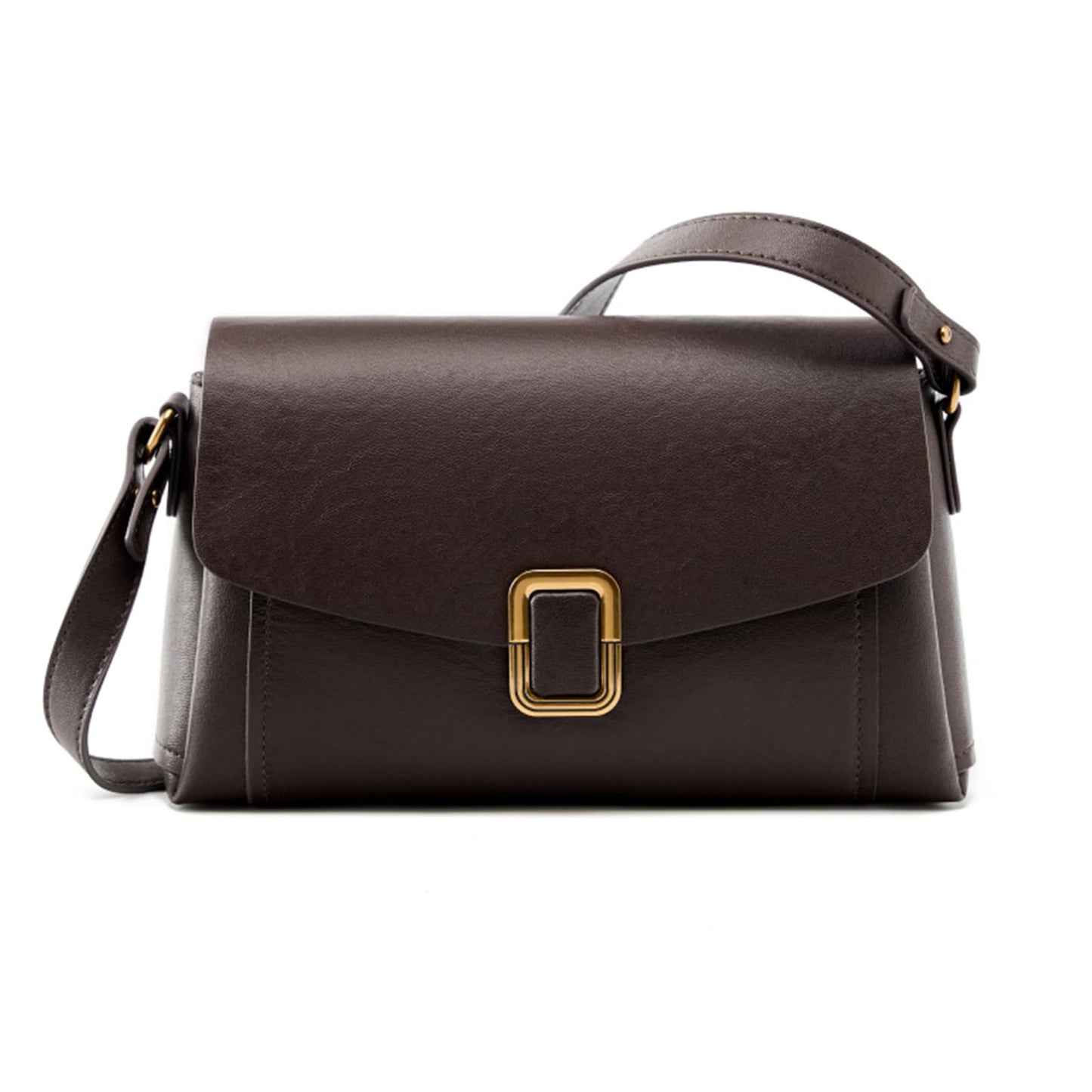Genuine Leather Crossbody Bag for Women, Adjustable Shoulder Bag | Genuine Leather, 2 Detachable Straps, Satchel, Compact & Lightweight, Travel, Everyday, Work, Gift