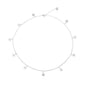 S.J JEWELRY Women Simple Delicate Full Moon 14K Gold Plated/Rose Gold/Silver Plated Layered Pendant Handmade Star Chokers Necklaces