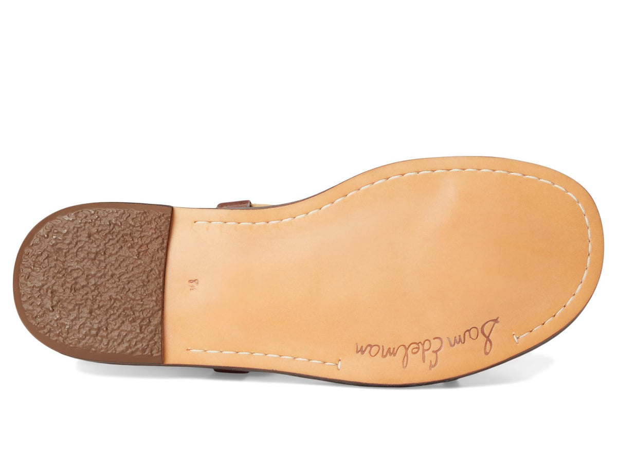 Sam Edelman Women's Tenly Flat Sandal, Summer Sand, 6.5Sam Edelman Women's Tenly Flat Sandal, Summer Sand, 6.5