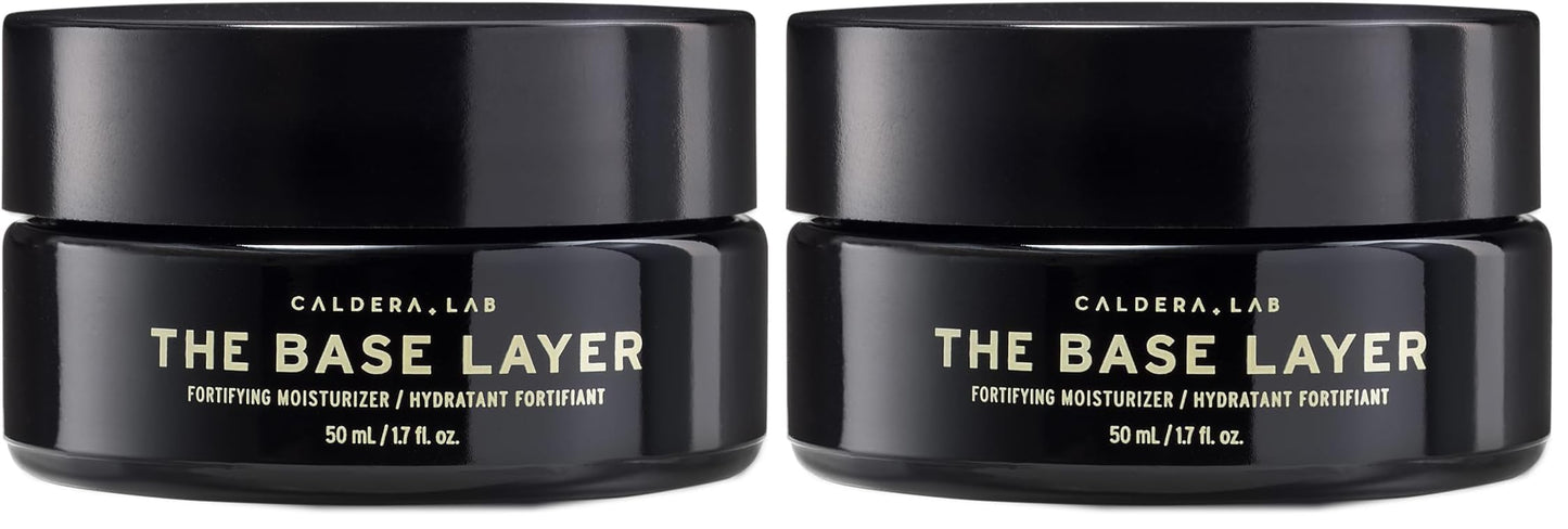Caldera + Lab The Base Layer | Men's Organic Face Cream Moisturizer for Dry, Sensitive, & Normal Skin – Vegan, Natural & Antioxidant Packed Facial Skincare