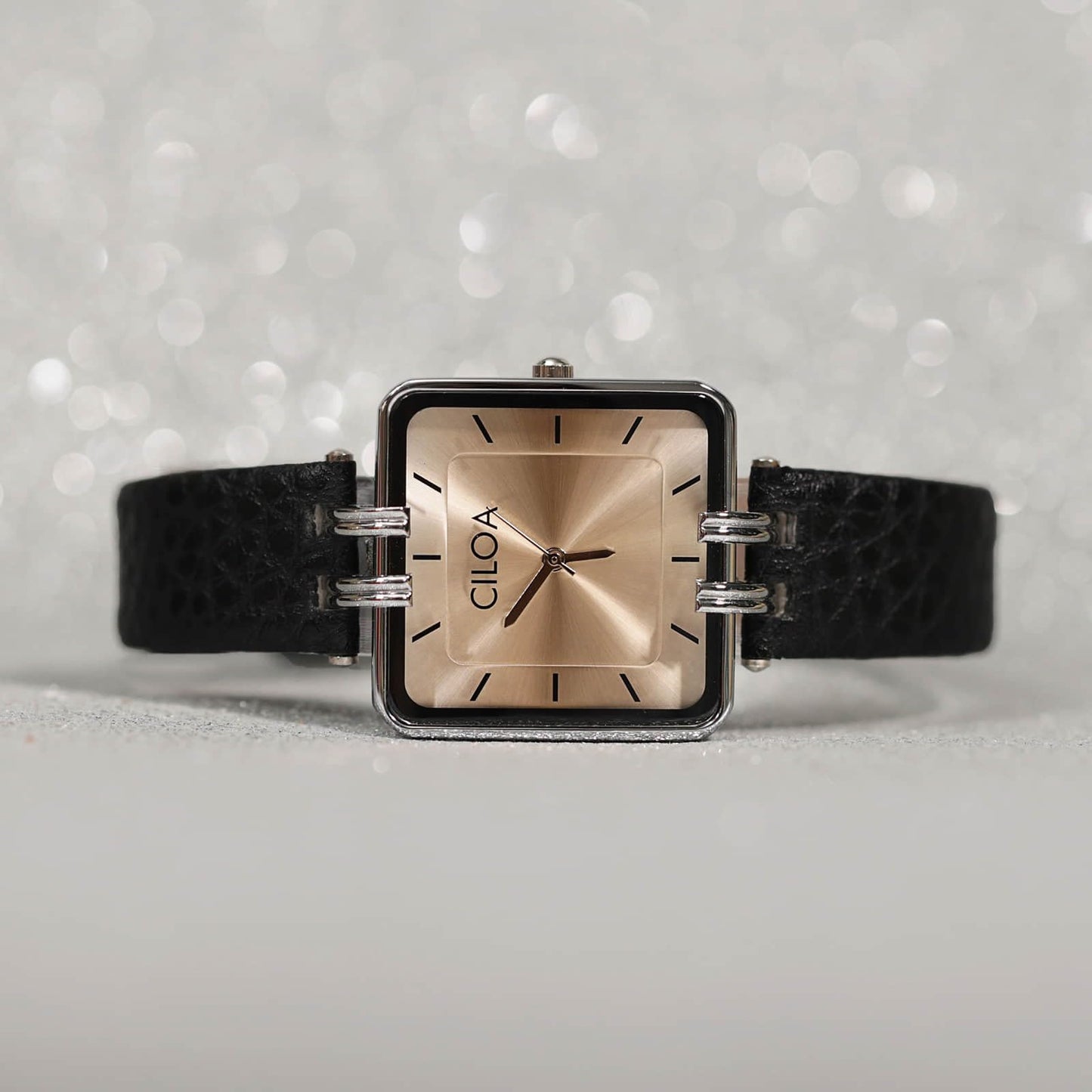 Women's Leather Strap Watch Dainty Elegant Gold Watches for Women Classic Casual Fashion Square Ladies Watch Gifts Present for Her