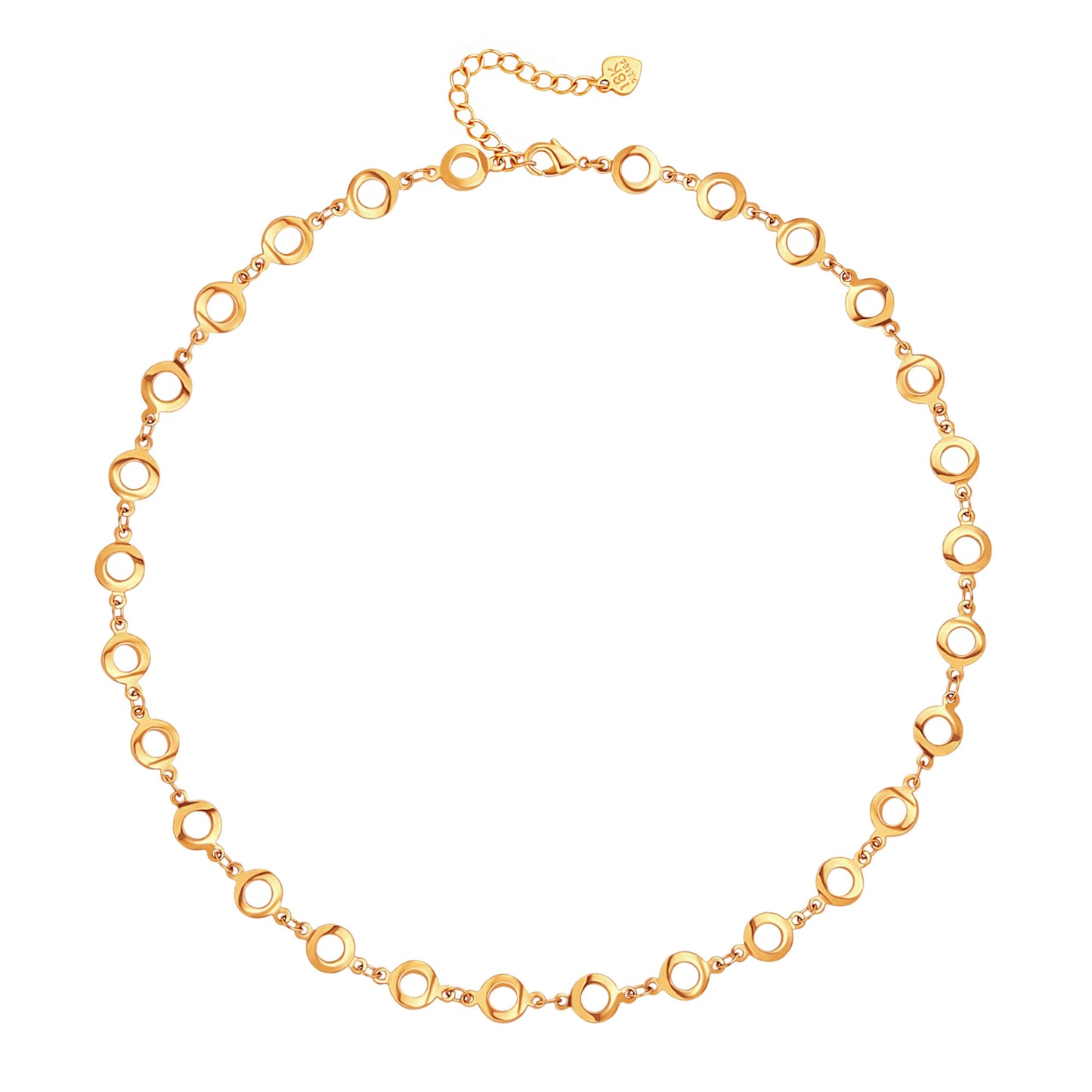 Aobei Pearl 18K Gold Plated Paperclip Chain Choker Satellite Chain Freshwater Cultured Biwa Pearl Pendant Necklace Dainty Turquoise Jewelry for Women