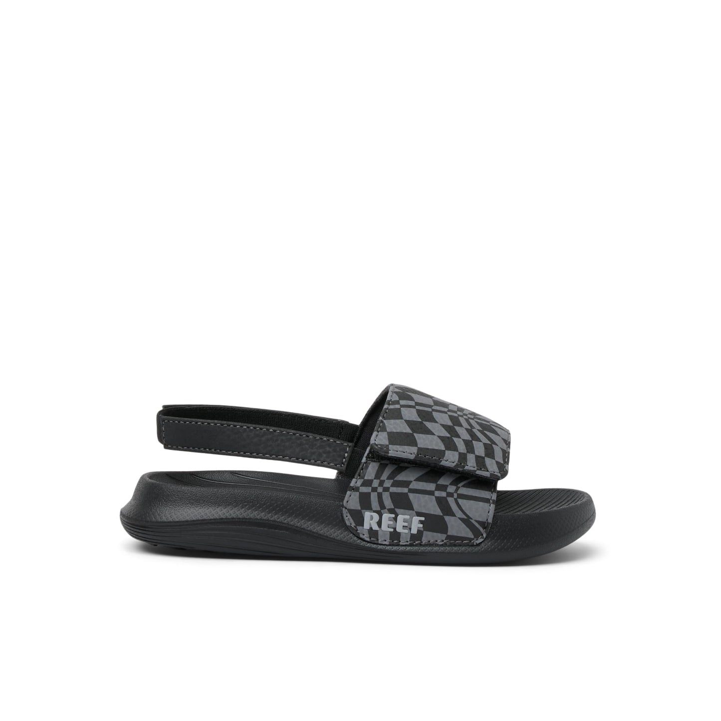 REEF Boys Sandals, Toddler/Little Kid Salty Slide, Black/White, 8REEF Boys Sandals, Toddler/Little Kid Salty Slide, Black/White, 8