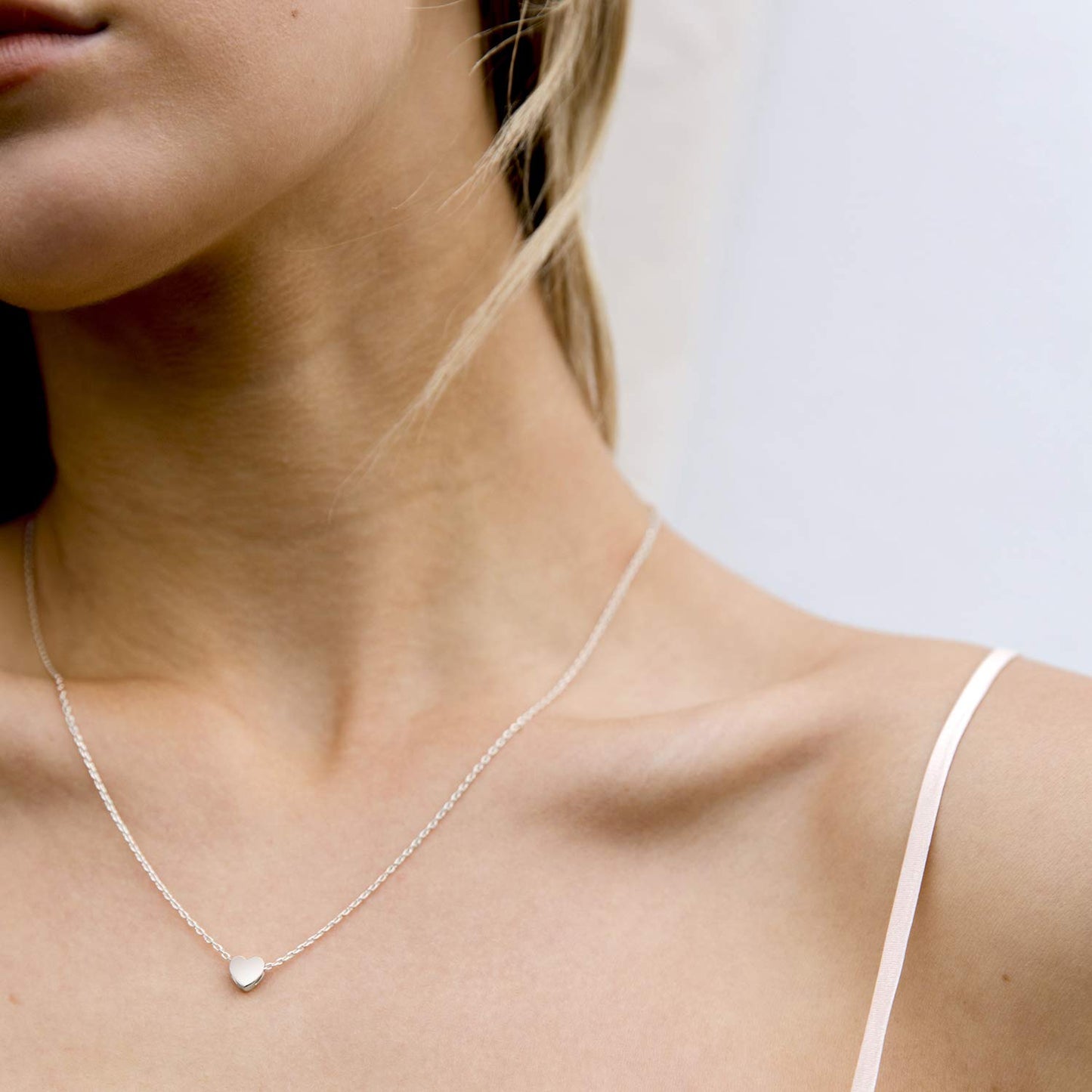PAVOI 14K Gold Plated Cubic Zirconia Heart Necklace | Cute Dainty Love Pendant Necklaces for Women - Valentines Day Trendy Jewelry
