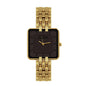 Women's Leather Strap Watch Dainty Elegant Gold Watches for Women Classic Casual Fashion Square Ladies Watch Gifts Present for Her