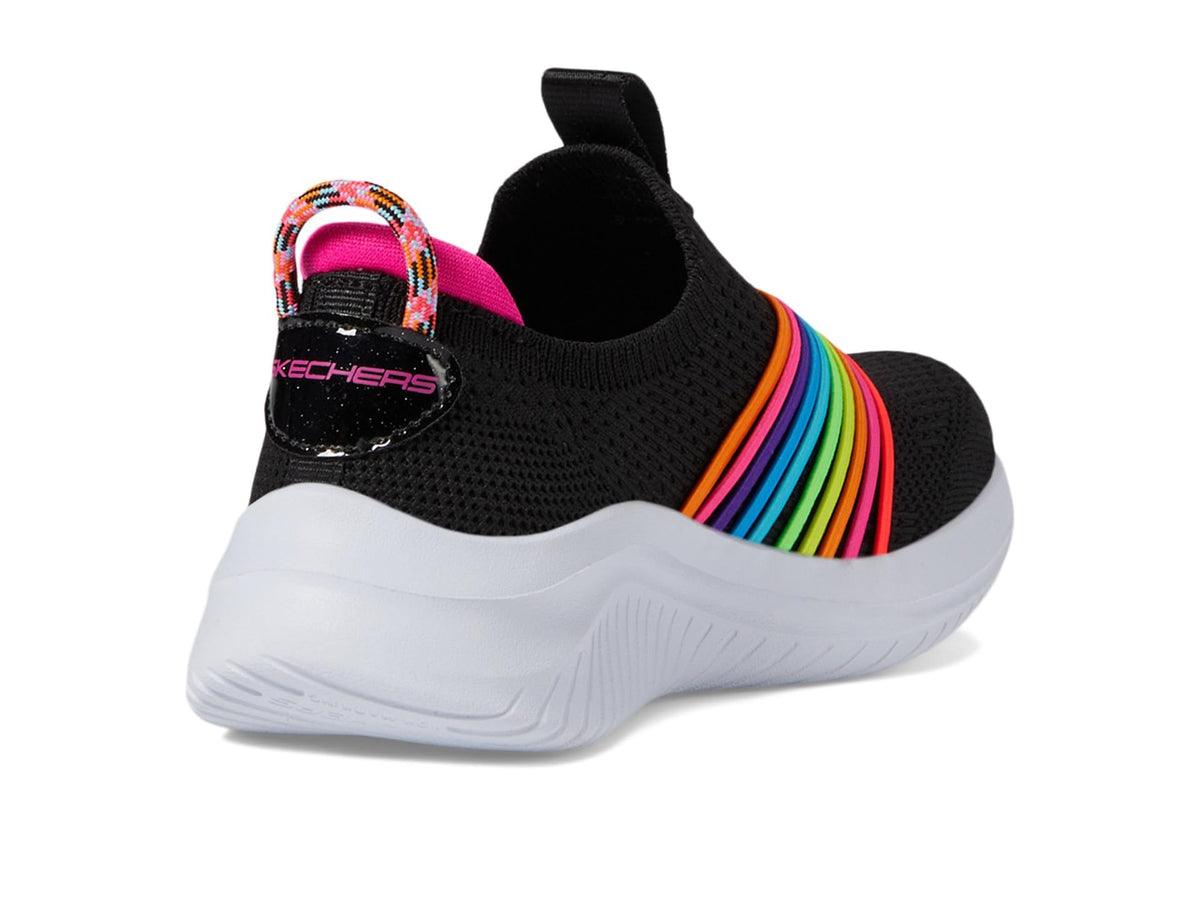 Skechers Kids Girls Ultra Flex 3.0 Sneaker, Black/Multi, 4.5 Big KidSkechers Kids Girls Ultra Flex 3.0 Sneaker, Black/Multi, 4.5 Big Kid