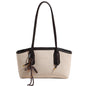 Shoulder Bag for Women Brown Purse Vintage Leather Shoulder Handbag Trendy Everyday Purse with Pendant