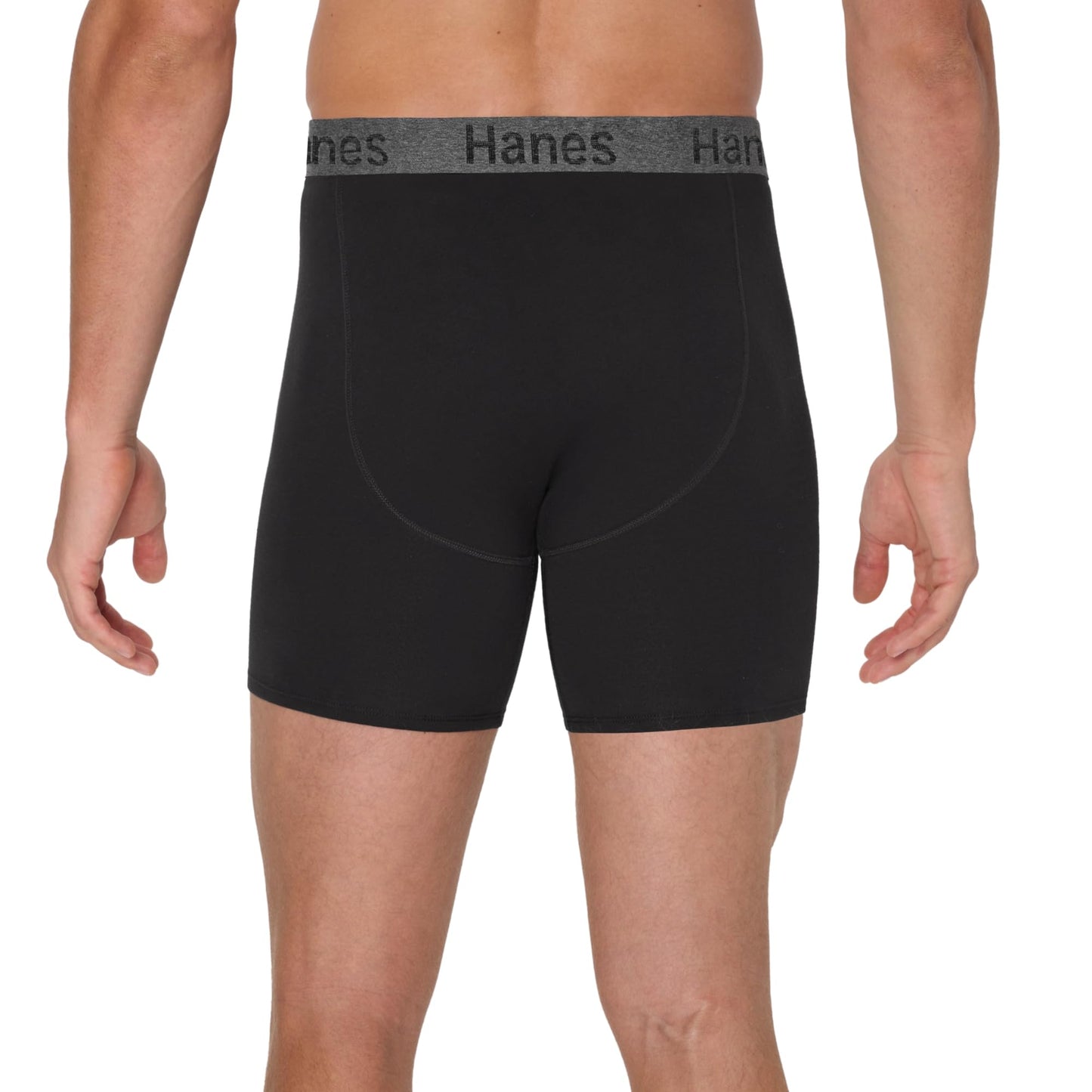 Hanes Men's Stay Dry Pouch Boxer Briefs, Performance Stretch Boxer Brief with Leak Protection, 3-Pack