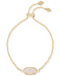 Kendra Scott Elaina Adjustable Chain Bracelet for Women, Fashion Jewelry, Gold-Plated