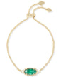 Kendra Scott Elaina Adjustable Chain Bracelet for Women, Fashion Jewelry, Gold-Plated