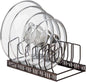 Adjustable Cookware Organizer Rack for Pots, Pans & Lids