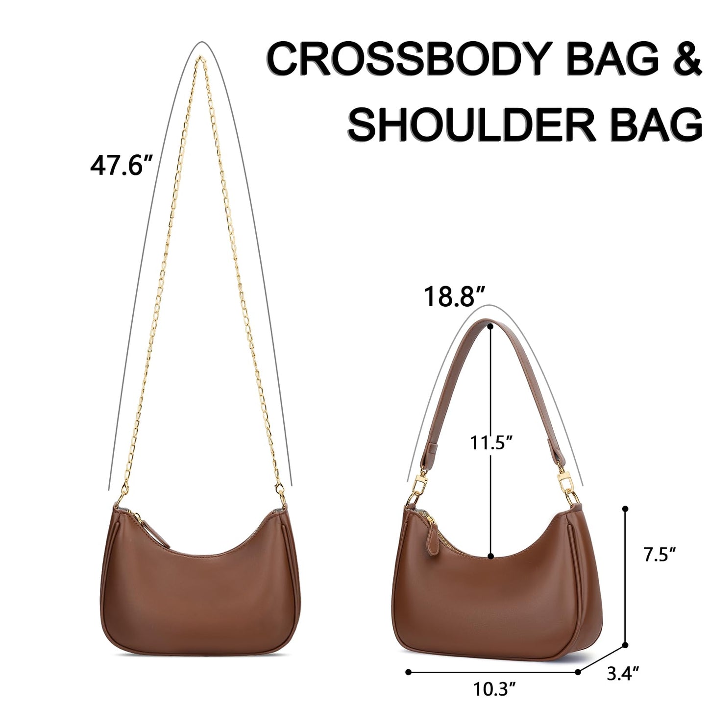 KKXIU Shoulder Bag for Women Cute Hobo Purses and Handbags Retro Clutch Underarm Purse | Cute