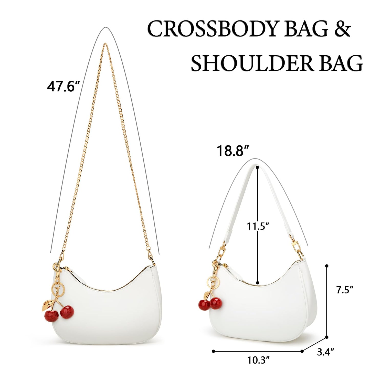 KKXIU Shoulder Bag for Women Cute Hobo Purses and Handbags Retro Clutch Underarm Purse | Cute