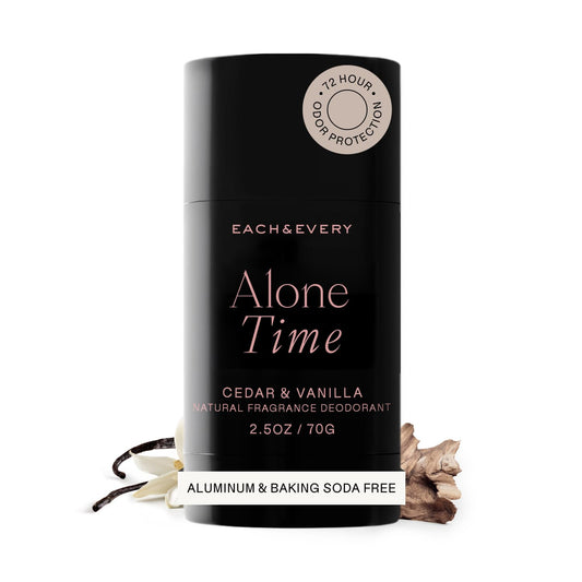Each & Every Aluminum Free Deodorant for Women & Men – Natural Fragrance 72-Hr Odor Protection, Non-Toxic Deodorant for Sensitive Skin, EWG Verified, Baking Soda Free - Citrus & Vetiver Scent, 2.5oz