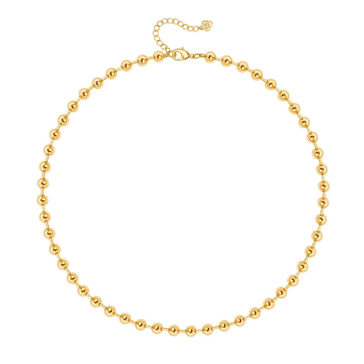 Aobei Pearl 18K Gold Plated Paperclip Chain Choker Satellite Chain Freshwater Cultured Biwa Pearl Pendant Necklace Dainty Turquoise Jewelry for Women
