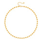 Aobei Pearl 18K Gold Plated Paperclip Chain Choker Satellite Chain Freshwater Cultured Biwa Pearl Pendant Necklace Dainty Turquoise Jewelry for Women