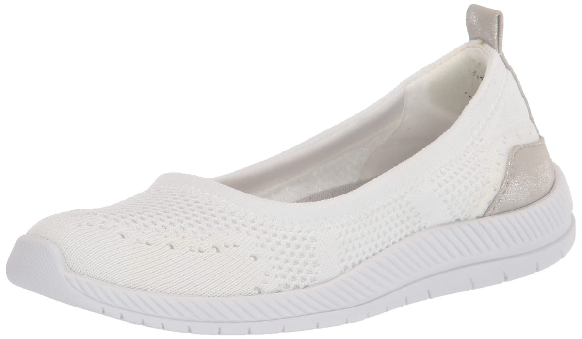Easy Spirit Glitz Women's Slip On, 8.5 E US, White-SilverEasy Spirit Glitz Women's Slip On, 8.5 E US, White-Silver
