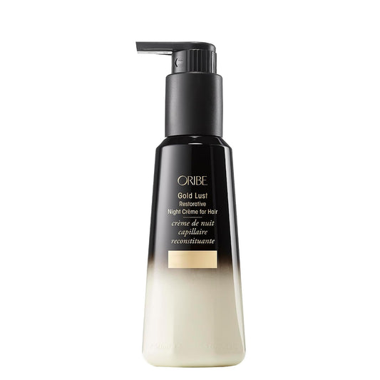 Oribe Gold Lust Restorative Night Cream - Overnight Leave-In Treatment For Damaged Hair - Repairs & Prevents Damage - Helps Seal Split Ends - For All Hair Types - 5 oz