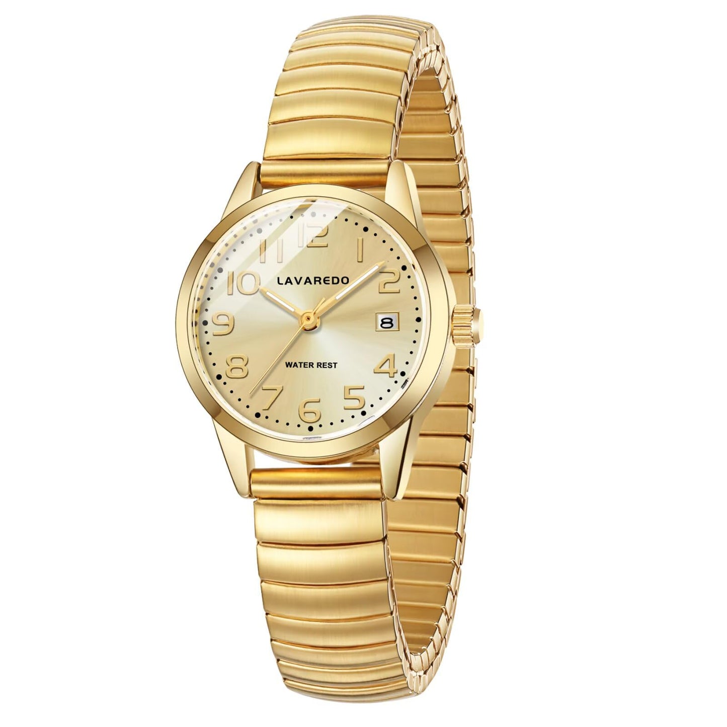 Elegant Gold Watches for Women Small Analog Watch, Waterproof Ladies Watches with Stainless Steel Expansion Band and Luminous Dial - Fashionable Christmas & Birthday Gifts for Women