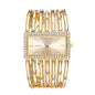 SENRUD Fashion Cuff Bracelet Watches for Women Luxury Rectangular Dial Analog Quartz Wrist Watch Gifts for Ladies