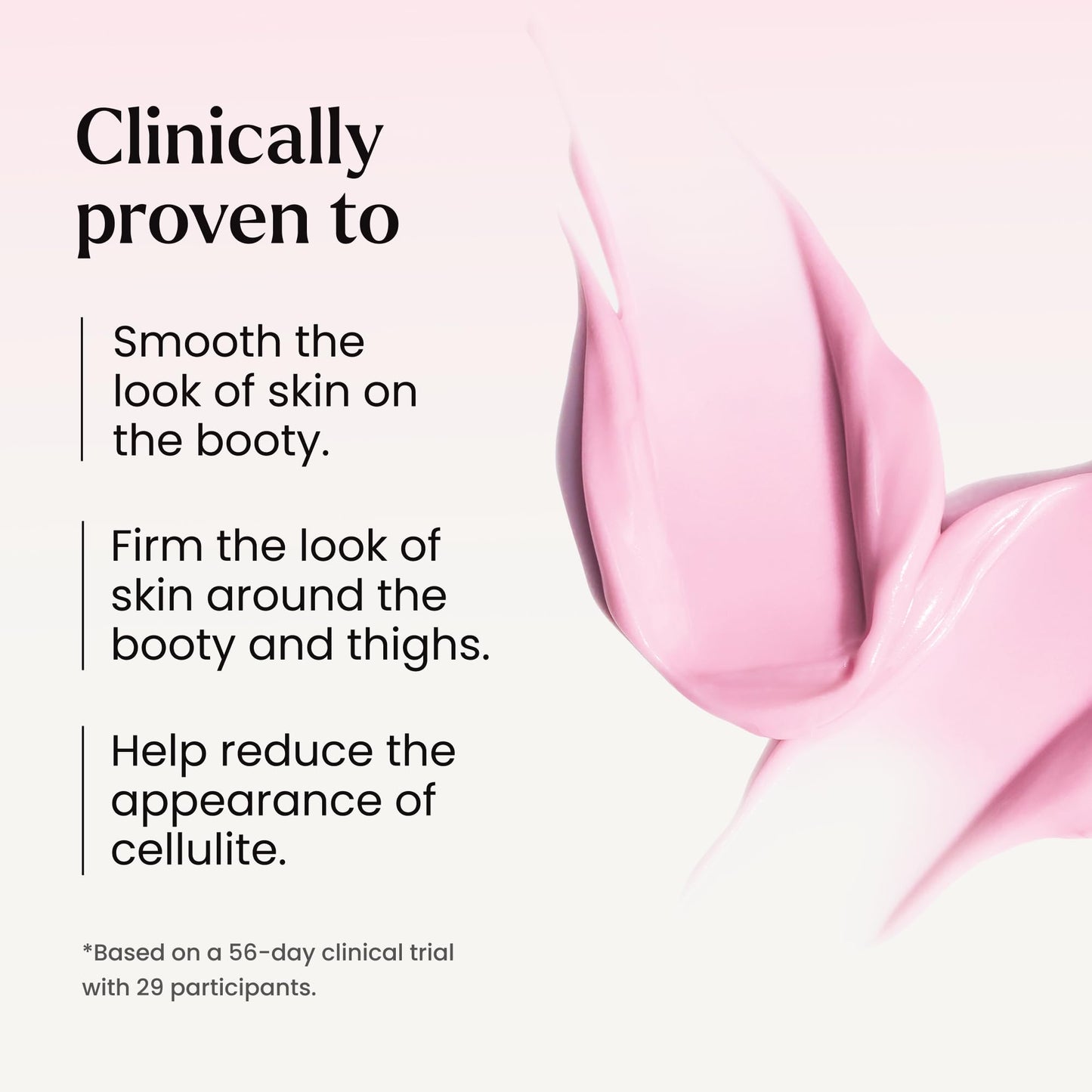 MAËLYS B-TIGHT Lift & Firm Booty Mask - Skin Tightening & Firming Cream for Booty & Thighs - Cellulite Cream with Caffeine & Brazilian Peppertree - Butt Mask for Smooth-Looking Skin (3.4 Fl Oz)