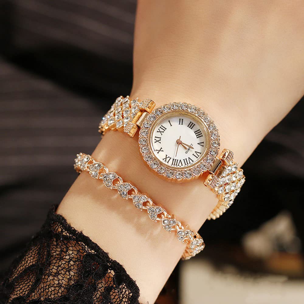 ADSBIAOYE Luxury Women Wrist Watches Diamond Bracelet Watch Fashion Casual Quartz Watch Ladies Watch