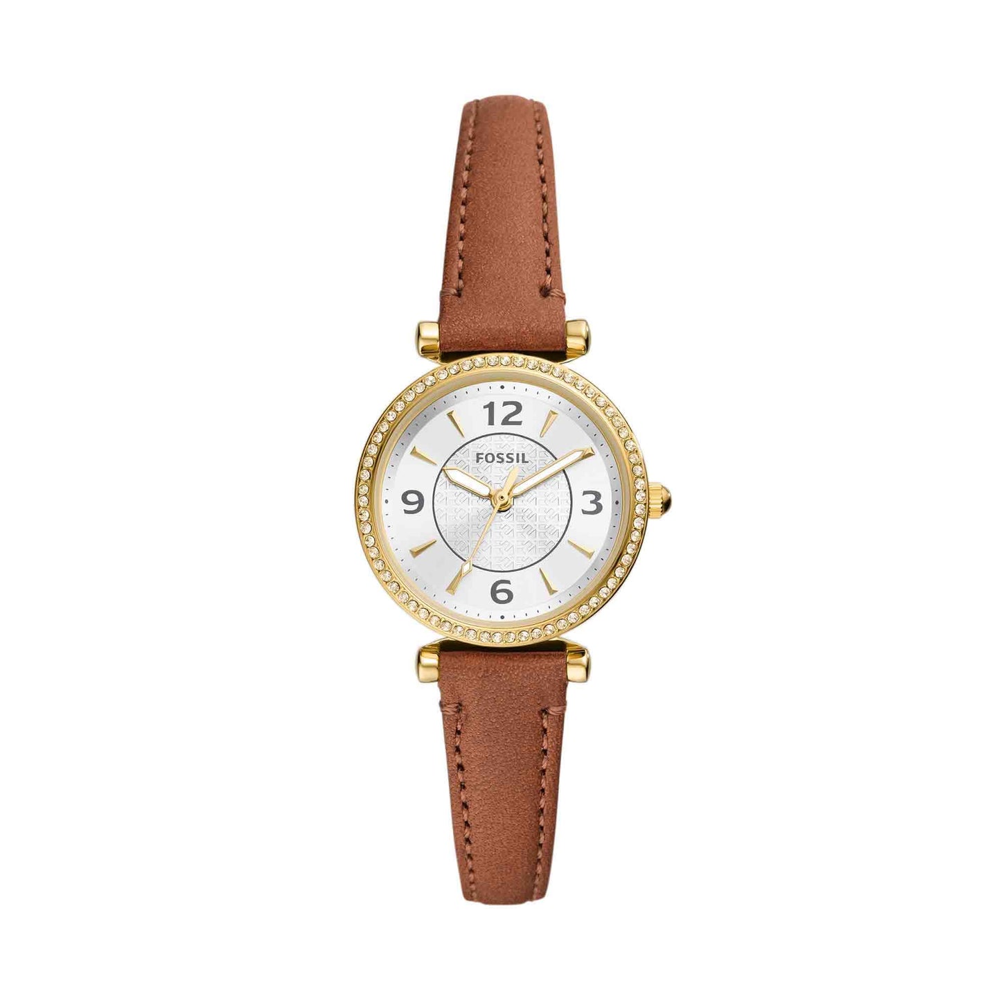 Fossil Women's Watch and Bracelet Set, Carlie Three-Hand Stainless Steel Watch for Women and Bracelet Set