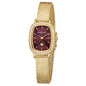 GOLDEN MAPLE Watches for Women, Dainty Gold Watch with Small Stainless Steel Case, Quartz Movement and Water Resistant, Adjustable Mesh Band