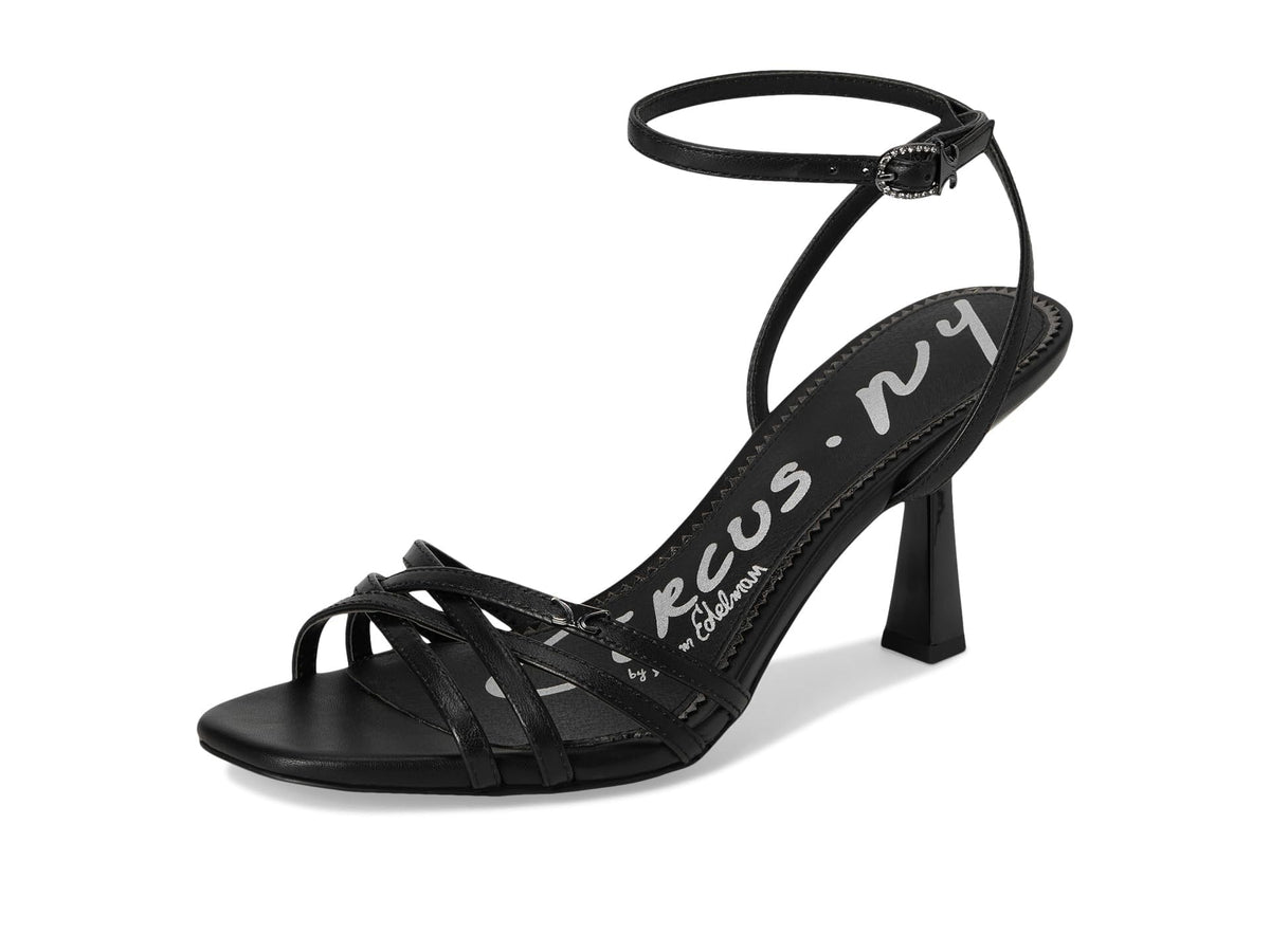 Circus NY by Sam Edelman Women's Kenzie HeeledSandal, Black Leather, 9Circus NY by Sam Edelman Women's Kenzie Heeled Sandal, Black Leather, 9 l