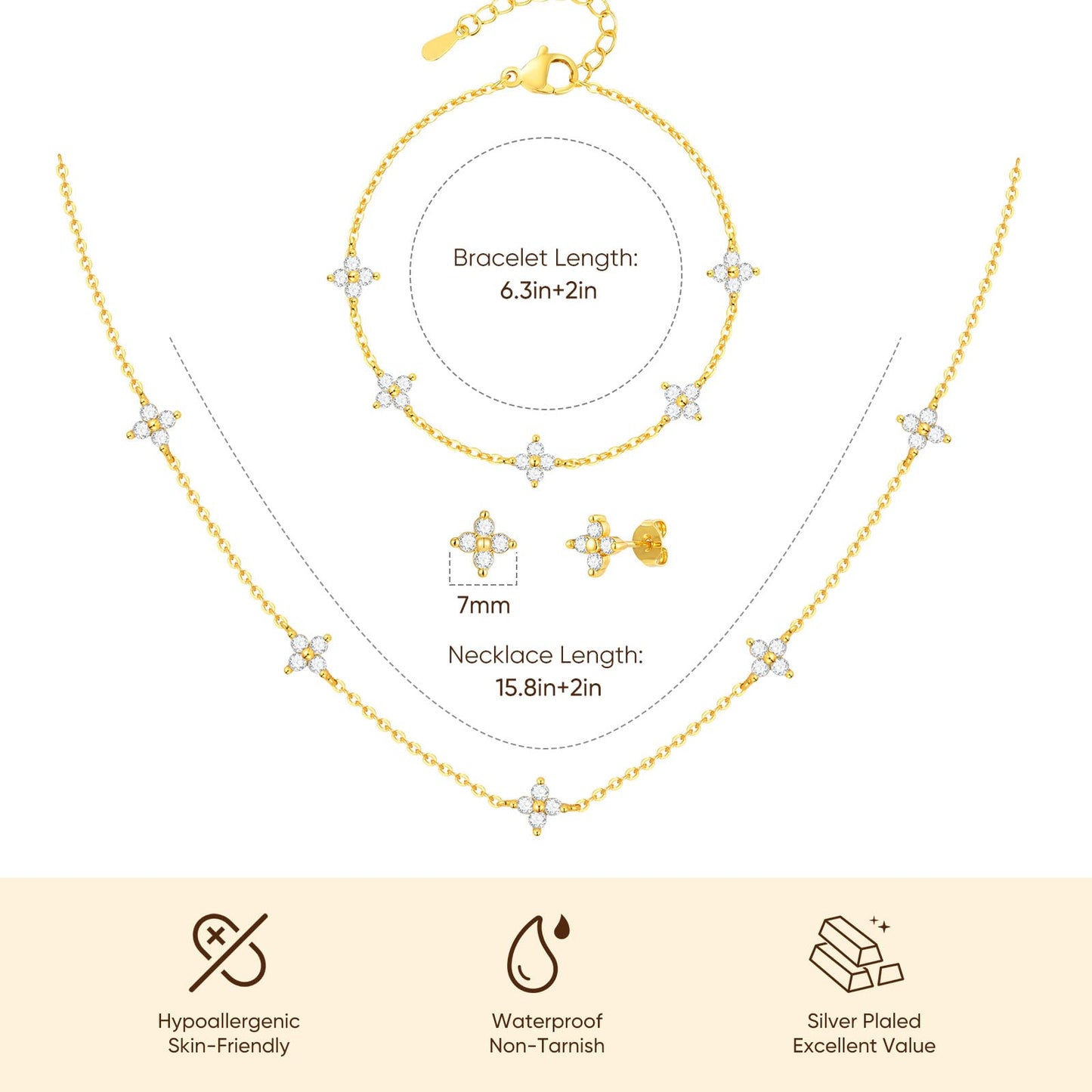 Premium Gold-Plated Stainless Steel Jewelry – Tarnish-Resistant & Waterproof From UNCLE LOL