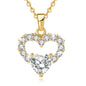 Dainty Gold Necklace for Women, 18K Real Gold Plated Necklace, White Gold Cross Silver Necklace, Cubic Zirconia Necklace, Birthday Gifts for Women Jewelry