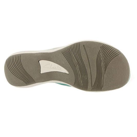 Clarks Women's Breeze Sea Flip-Flop, Navy Synthetic, 8Clarks Women's Breeze Sea Flip-Flop, Navy Synthetic, 8