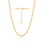 Aobei Pearl 18K Gold Plated Paperclip Chain Choker Satellite Chain Freshwater Cultured Biwa Pearl Pendant Necklace Dainty Turquoise Jewelry for Women