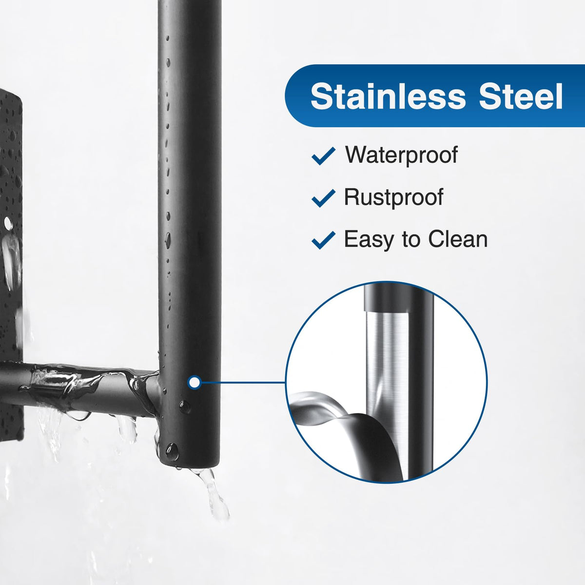 Paper Towel Holder - Self-Adhesive or Drilling, Wall Mounted Paper Towel Rack for Kitchen