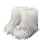 Wnshonzy Fur Boots for Women Snow Furry Fluffy Platform Flat Ankle Mini Boot Winter Round Toe Y2k Comfortable Mid-Calf Short Outdoor 2025