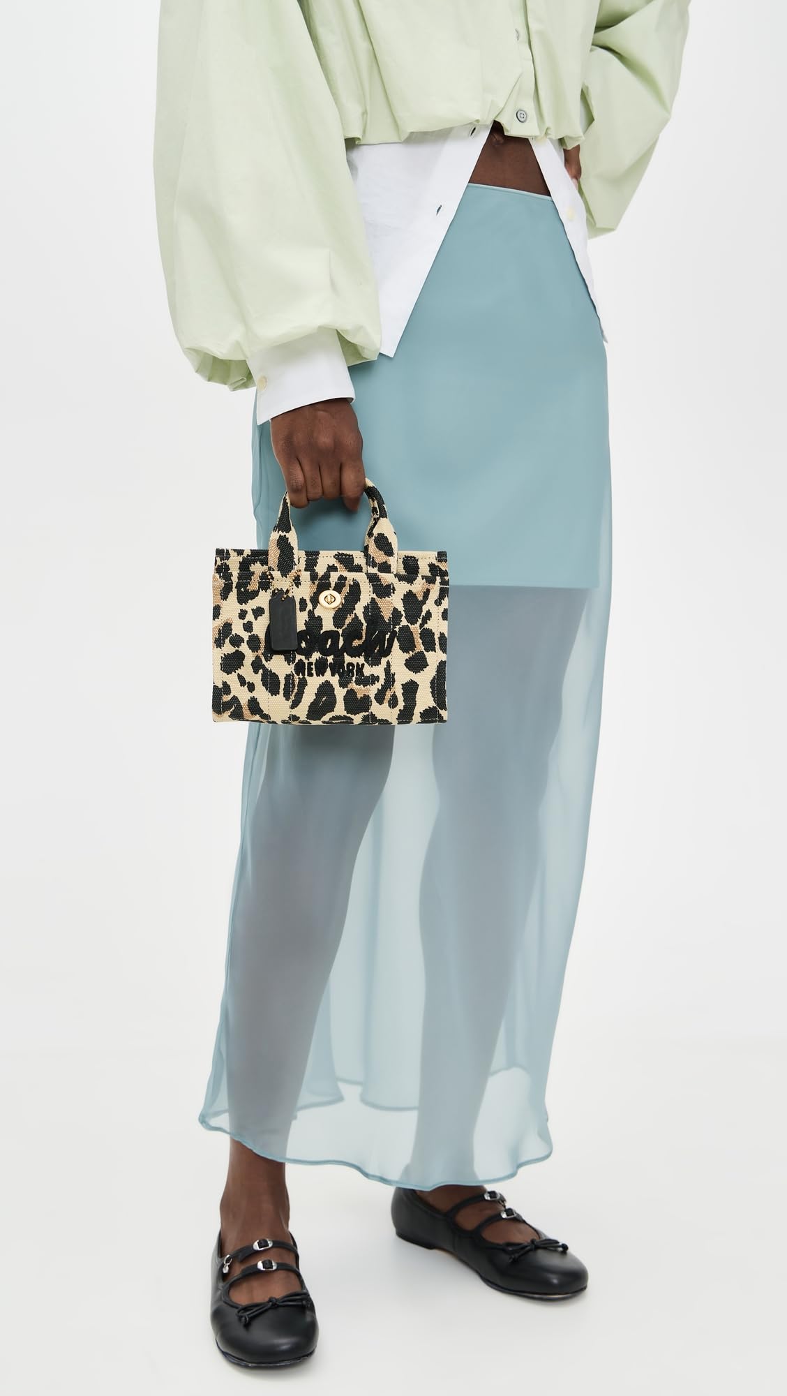 Coach Women's Leopard Cargo Tote 20