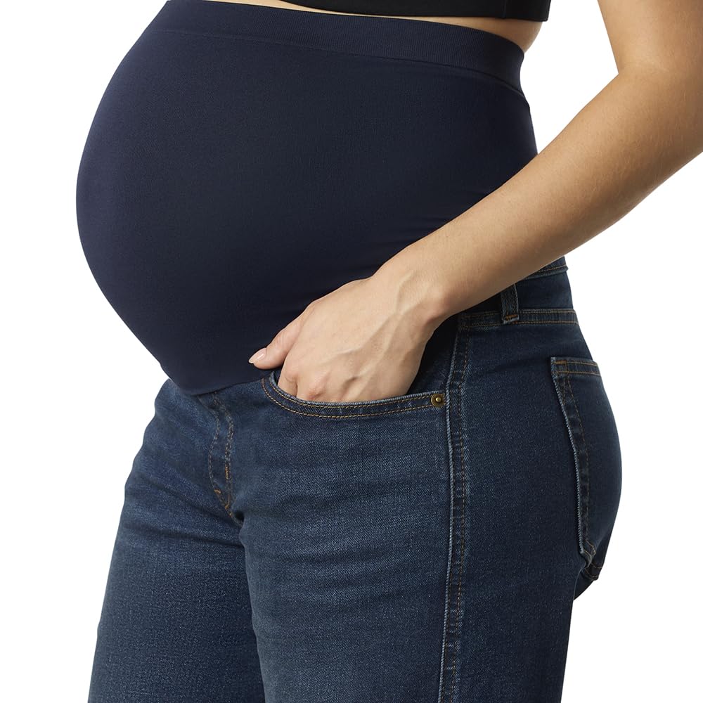 Levi Strauss Signature Gold Women's Maternity Comfort-Stay Wide Leg Jeans, (New) Faded Days, Small