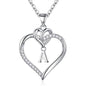 STORUP Heart Initial Necklaces for Women Girls, 14K-Gold-Plated Initial A-Z Heart Necklaces for Teen Girl Jewelry Birthday Gifts for Girls Women Her Wife Mom