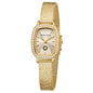 GOLDEN MAPLE Watches for Women, Dainty Gold Watch with Small Stainless Steel Case, Quartz Movement and Water Resistant, Adjustable Mesh Band