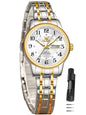 OLEVS Watch Women Two Tone Watches for Women with Date Dress Womens Watches for Small Wrists Luxury Easy Read Womens Watch Waterproof Blue/Black/Gold/Silver Dial Reloj para Mujer