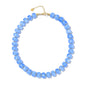 Chunky Beaded Statement Necklace for Women Trendy Colorful Boho Resin Bead Choker Necklaces Summer Handmade Jewelry Gifts Accessories