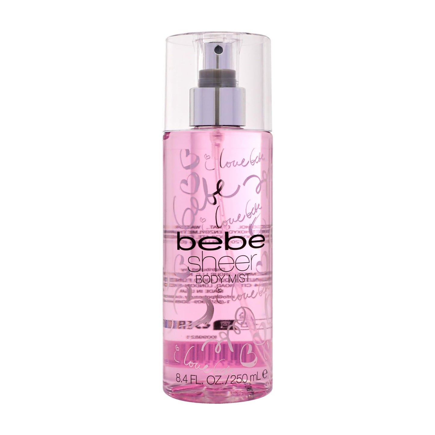 Bebe Sheer Eau de Parfum Spray for Woman - Long Lasting Amber Floral Womens Fragrance - Notes of Citrus Cocktail, Pink Peony and Sandalwood Perfume for Women - 3.4 oz