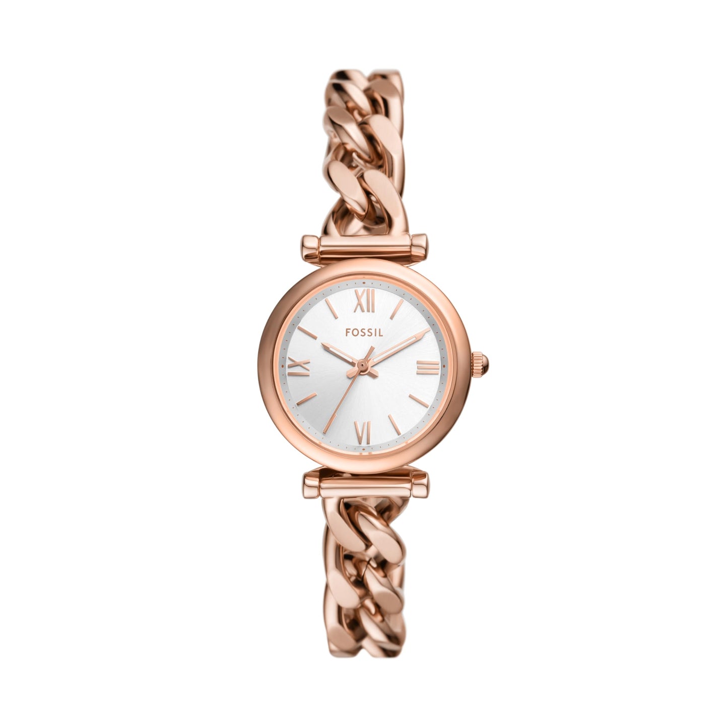 Fossil Women's Watch and Bracelet Set, Carlie Three-Hand Stainless Steel Watch for Women and Bracelet Set