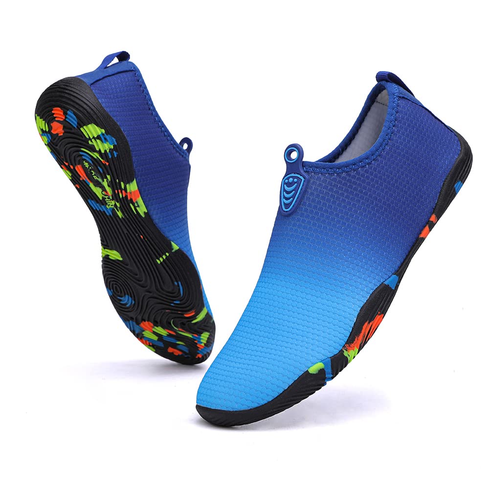 Vsufim Quick-Dry Water Sports Barefoot Shoes Aqua Socks for Swim Beach Pool Surf Yoga for Women Men (6 Women/5 Men)Vsufim Quick-Dry Water Sports Barefoot Shoes Aqua Socks for Swim Beach Pool Surf Yoga f…