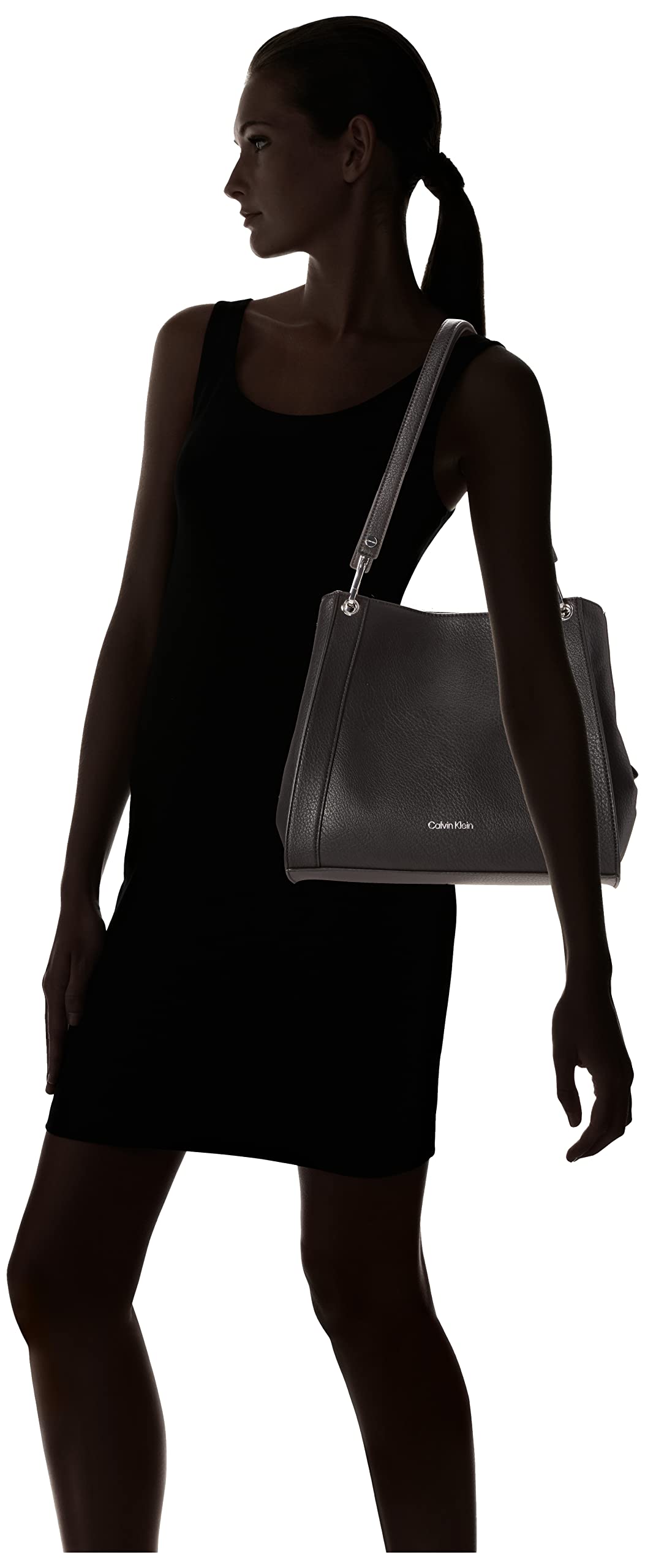 Calvin Klein Reyna Triple Compartment Shoulder Bag, Caramel Mix, One SizeCalvin Klein Reyna Triple Compartment Shoulder Bag, Caramel Mix, One Size