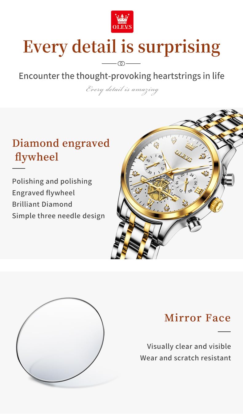 OLEVS Watch Women Silver Watches for Women Luxury for Small Wrists Dress Stainless Steel Women's Wrist Watches Easy to Read Reloj para Mujer Black/Blue/Gold/Green/Pink/Purple